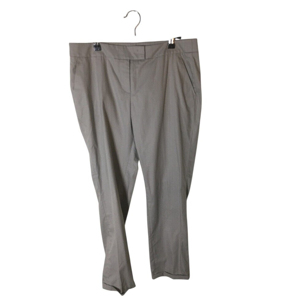 Akris Punto Dress Pants Women's Size 8 Gray Cotton Blend